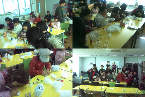 선재방과후교실 사회복지현장실습생 공예특강